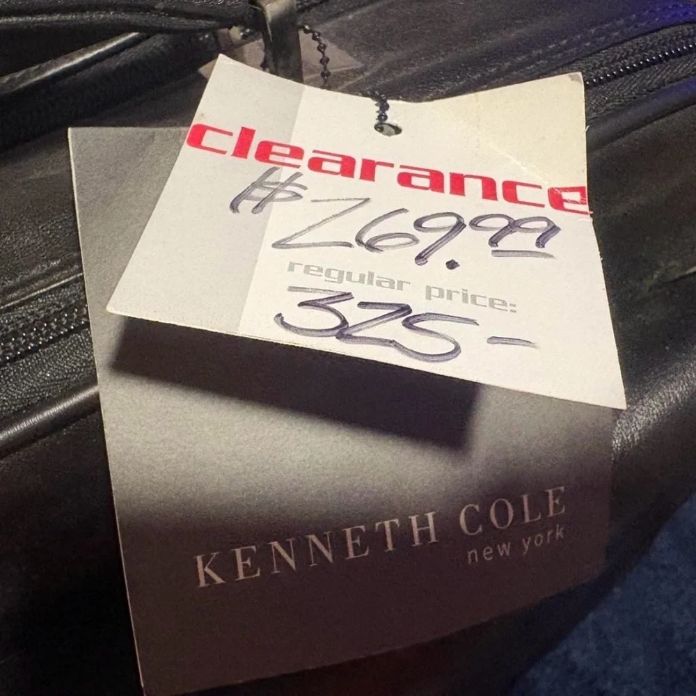 Kenneth Cole Dark Leather Briefcase